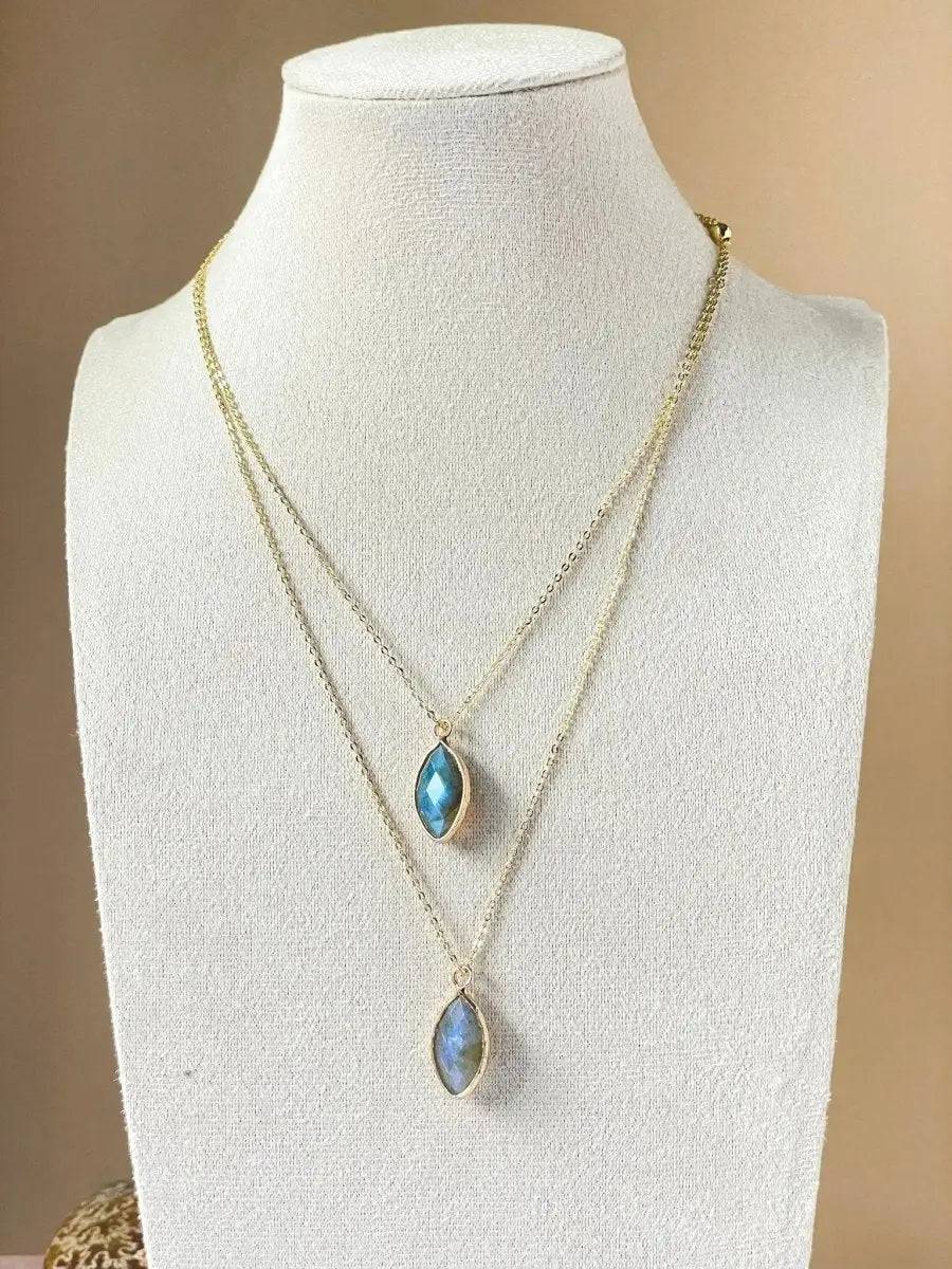 Inner Light – Labradorite Protection Necklace view 2